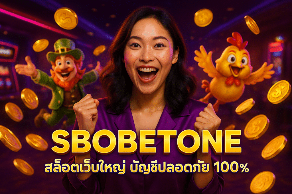 SBOBETONE สล็อตเว็บใหญ่ บัญชีปลอดภัย 100%