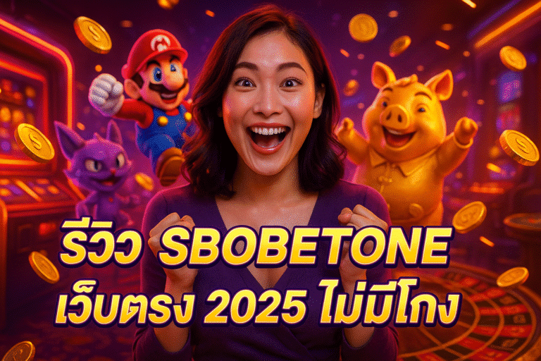 รีวิว SBOBETONE เว็บตรง 2025 ไม่มีโกง
