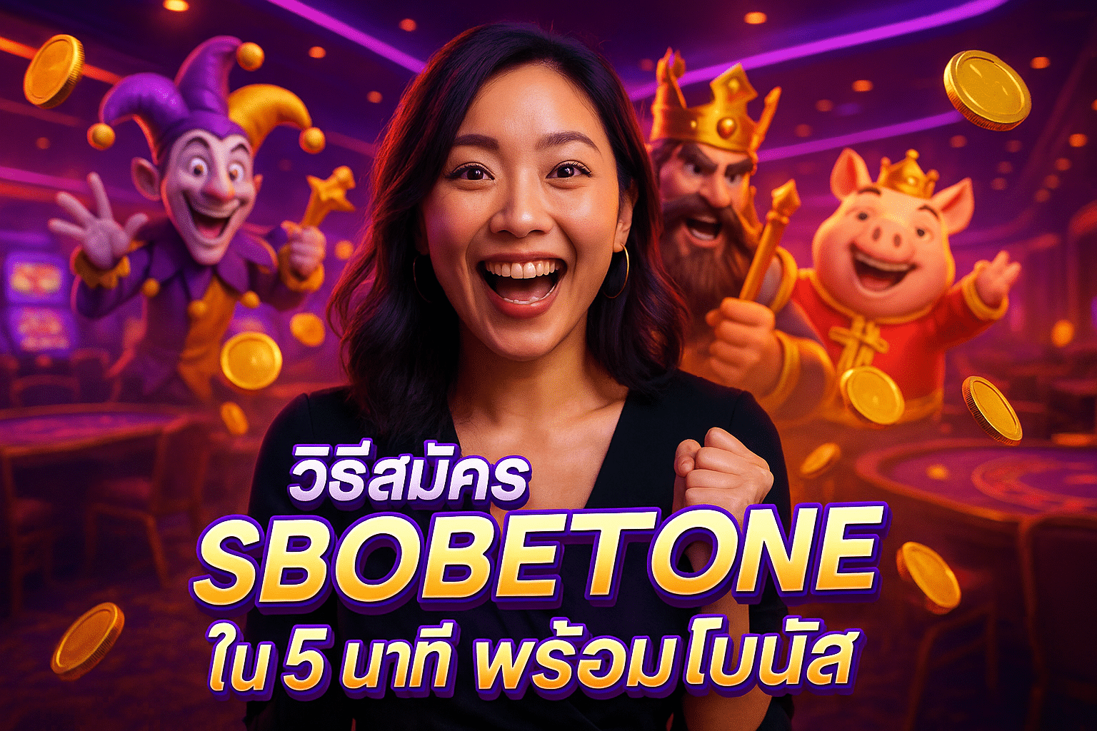 วิธีสมัคร SBOBETONE ใน 5 นาที พร้อมโบนัส