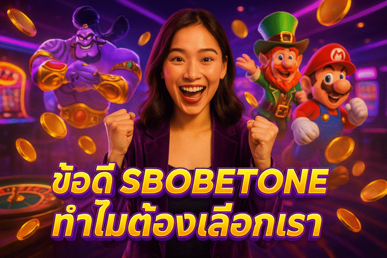ข้อดี SBOBETONE ทำไมต้องเลือกเรา