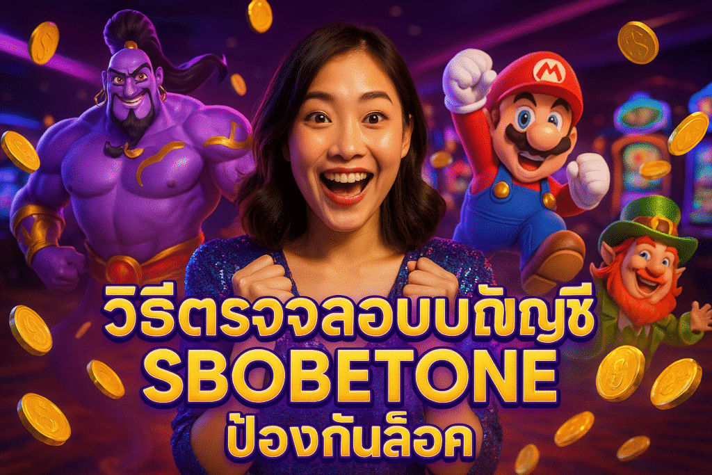 วิธีตรวจสอบบัญชี SBOBETONE ป้องกันล็อค