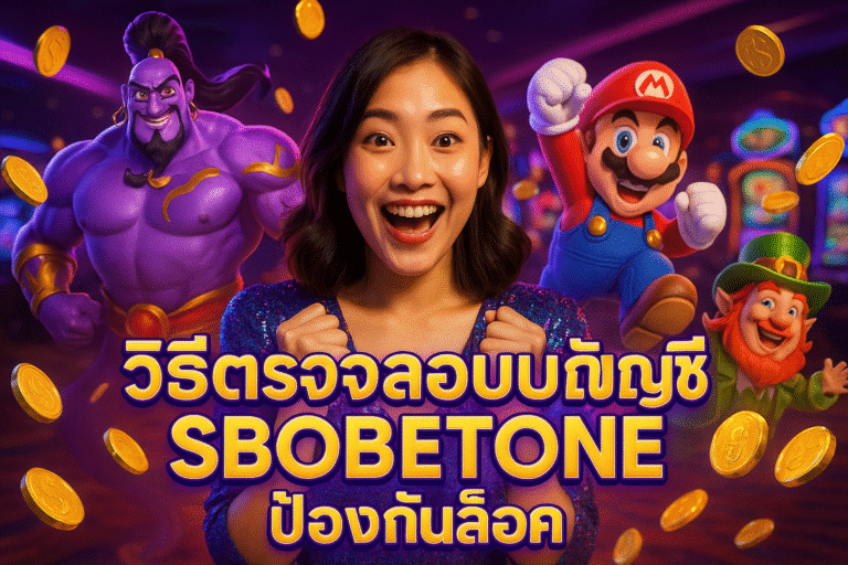 วิธีตรวจสอบบัญชี SBOBETONE ป้องกันล็อค