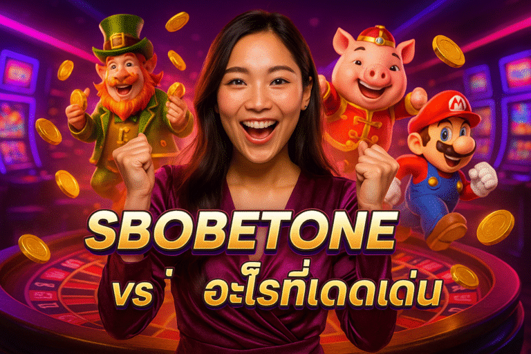 SBOBETONE vs เว็บอื่น อะไรที่โดดเด่น