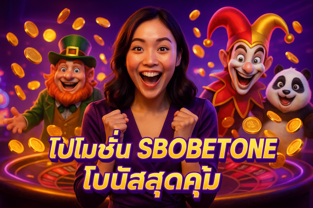 โปรโมชั่น SBOBETONE โบนัสสุดคุ้ม