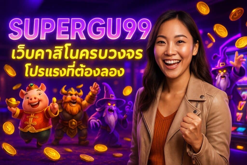 SUPERGU99 เว็บคาสิโนครบวงจร โปรแรงที่ต้องลอง