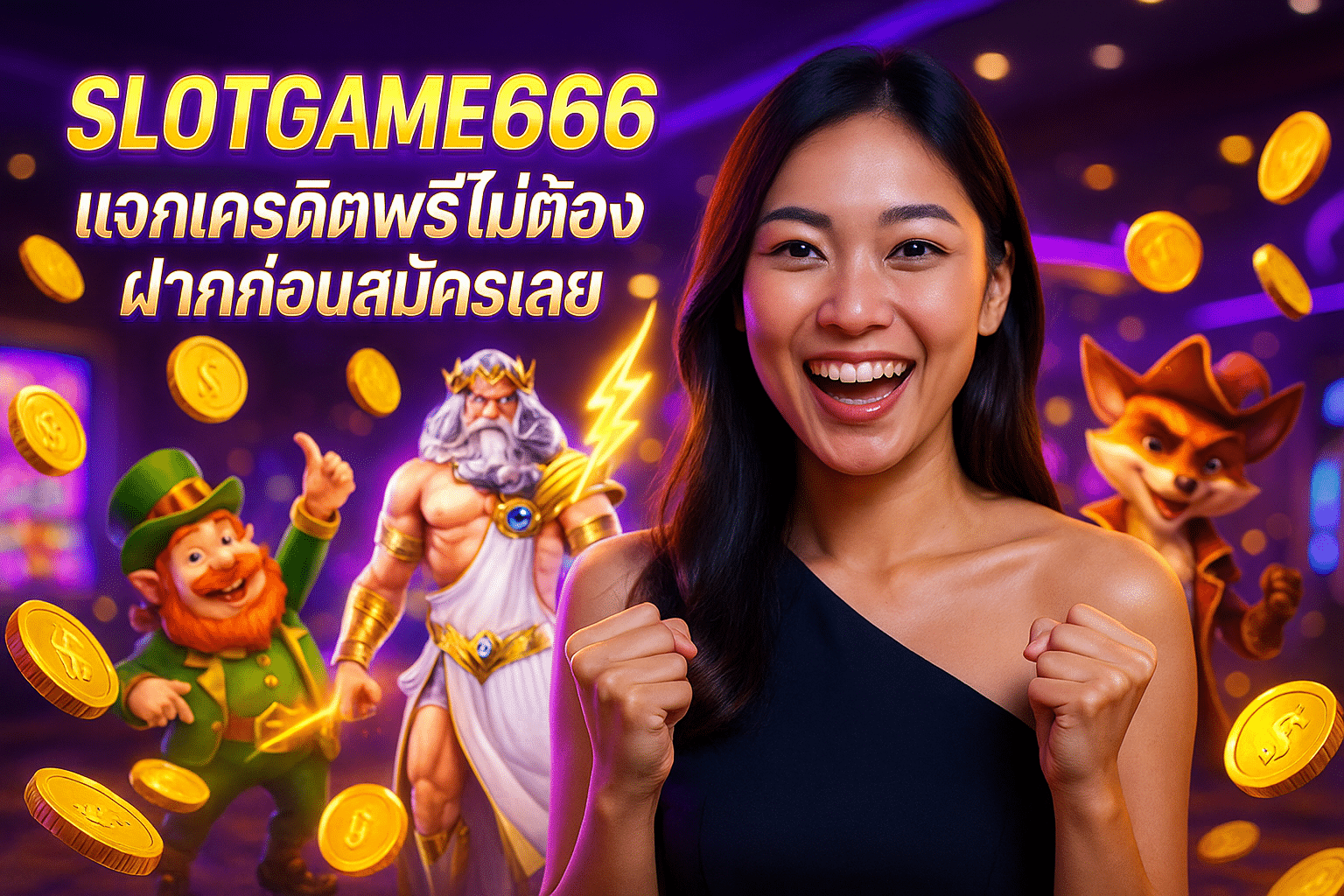 SLOTGAME666 แจกเครดิตฟรี ไม่ต้องฝากก่อน สมัครเลย